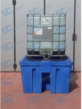 Vasche di raccolta e stoccaggio in polietilene per cisterne litri 1000 Poly-Eco 3